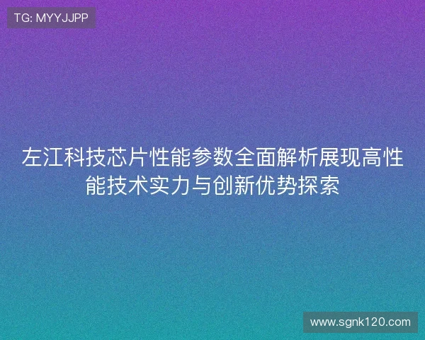 左江科技芯片性能参数全面解析展现高性能技术实力与创新优势探索 左江科技芯片性能参数全面解析展现高性能技术实力与创新优势探索